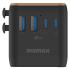 Momax 1-World² 5-Port Mini Universal Travel GaN Charger 70W with Dual AC - Desert Titanium